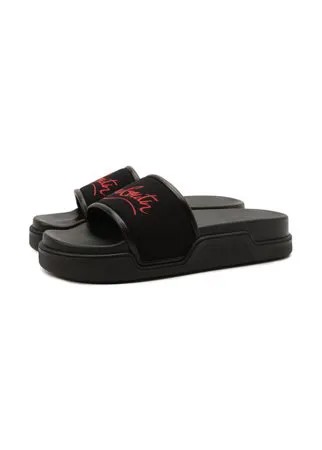 Шлепанцы Navy Pool Christian Louboutin