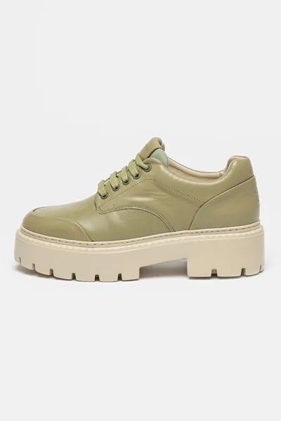 Кожаные туфли со шнурками Marc O'Polo, зеленый
