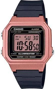 Японские наручные  мужские часы Casio W-217HM-5AVEF. Коллекция Digital