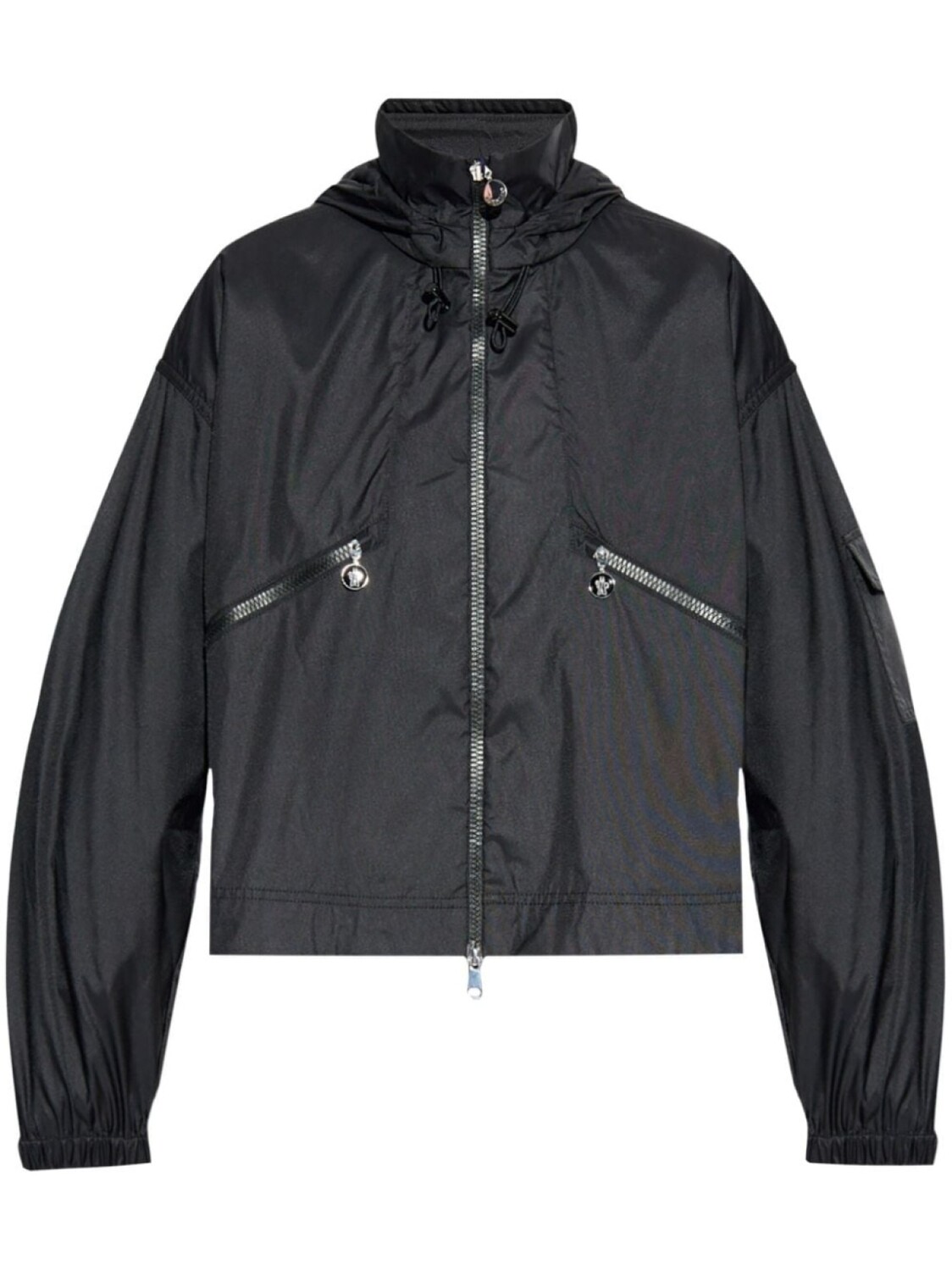 Moncler легкая куртка с капюшоном Hemar, черный