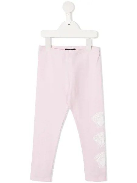 Versace Kids легинсы с логотипом