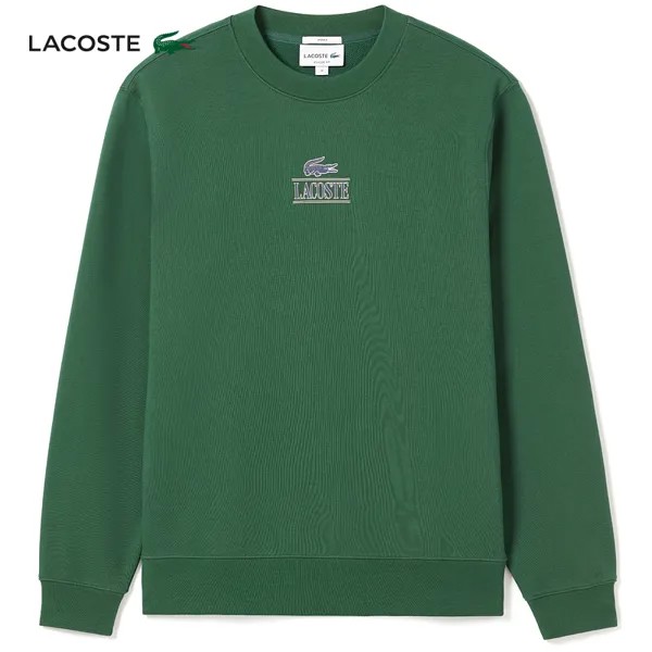 Пуловер Lacoste с круглым вырезом, темно-синий