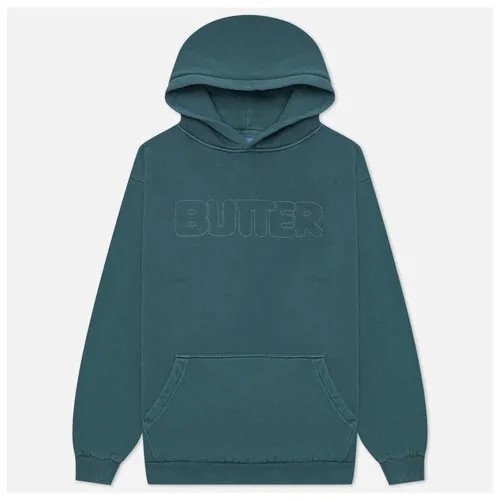 Мужская толстовка Butter Goods Distressed Dye Hoodie зелёный, Размер M