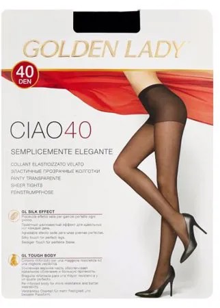 Колготки Golden Lady Ciao 40 den, размер 4-L, nero (черный)