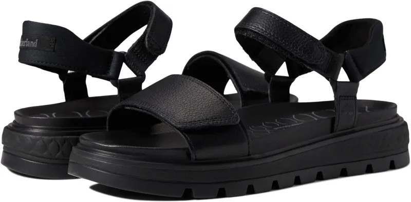 Сандалии на плоской подошве Ray City Sandal Ankle Strap Timberland, цвет Jet Black