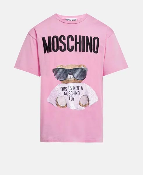 Футболка Moschino, вишнево-красный