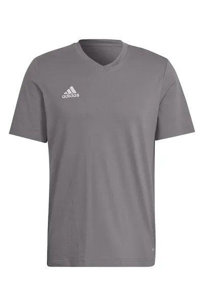 Футболка с шипами и логотипом Adidas Performance, серый