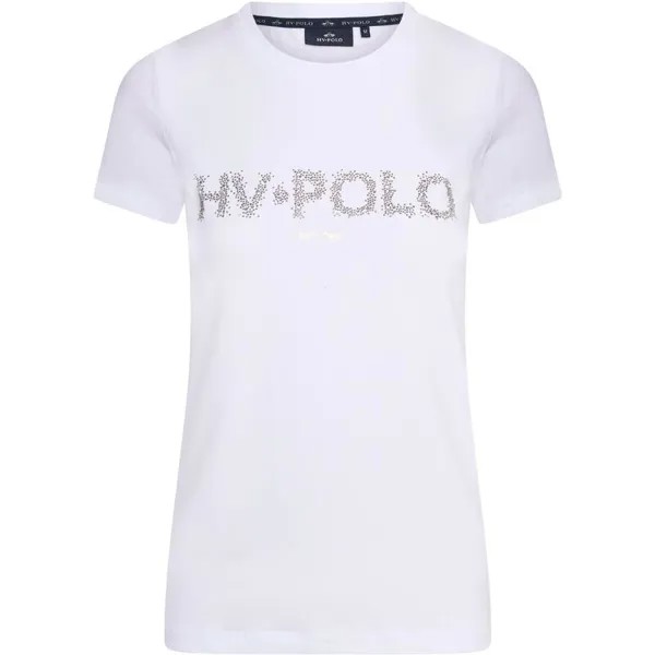 Женская футболка ХВПНина белая HV POLO, цвет weiss