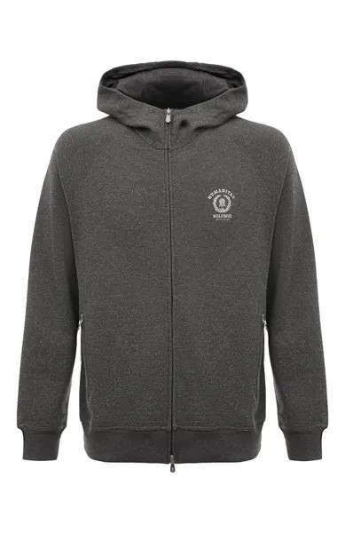 Толстовка из хлопка и шелка Brunello Cucinelli