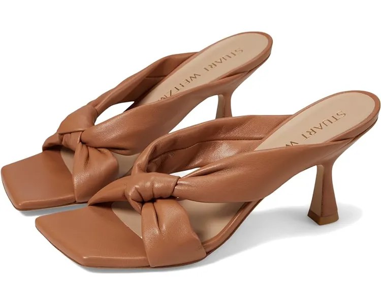 Туфли Stuart Weitzman Playa 75 Knot Sandal, оранжевый