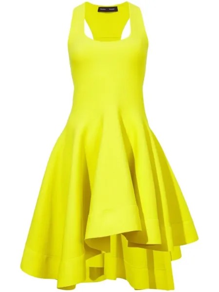 Proenza Schouler sculpted asymmetric dress, желтый