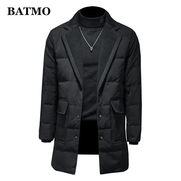 BATMO 2021 Новое поступление зимние 90% белые куртки на утином пуху для мужчин, мужской теплый толстый тренчкот, 198010