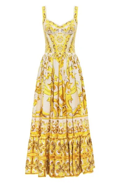 Хлопковое платье Dolce & Gabbana