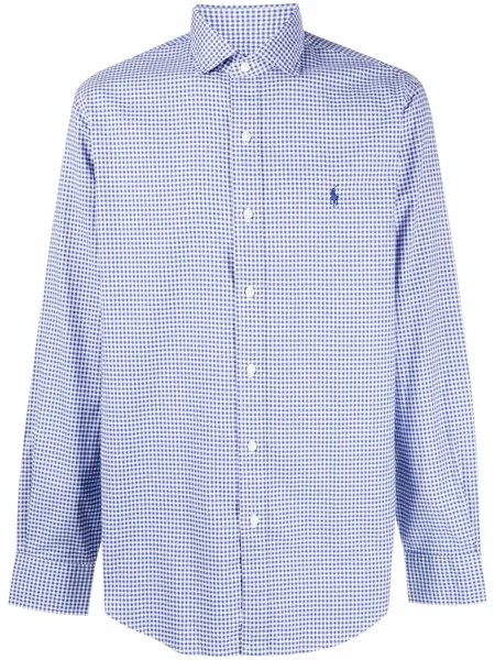 Polo Ralph Lauren клетчатый топ с длинными рукавами