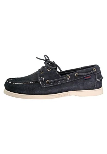 Топсайдеры Docksides Portland Flesh Out Sebago, цвет blue navy