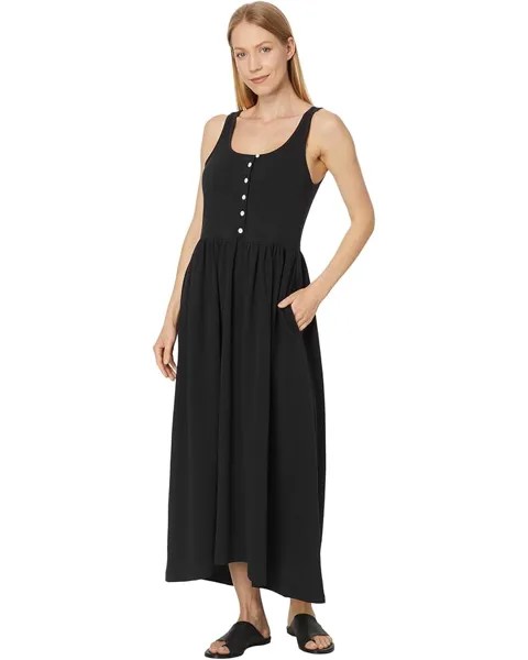 Платье Lilla P Hi-Low Maxi Tank Dress, черный