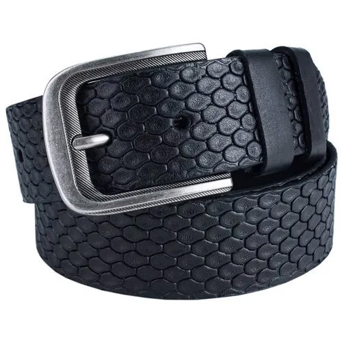 Ремень мужской из натуральной кожи 40HCPT/R. Black (140 см