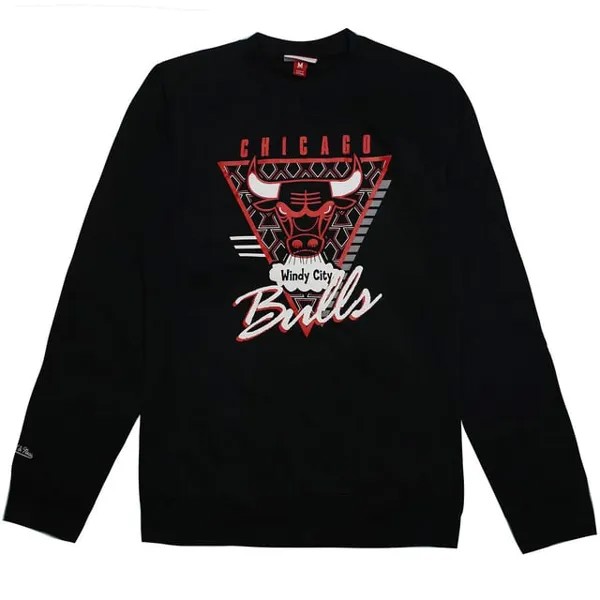 Мужской свитер Mitchell & ness Chicago Bulls Final Second Mitchell And Ness, черный