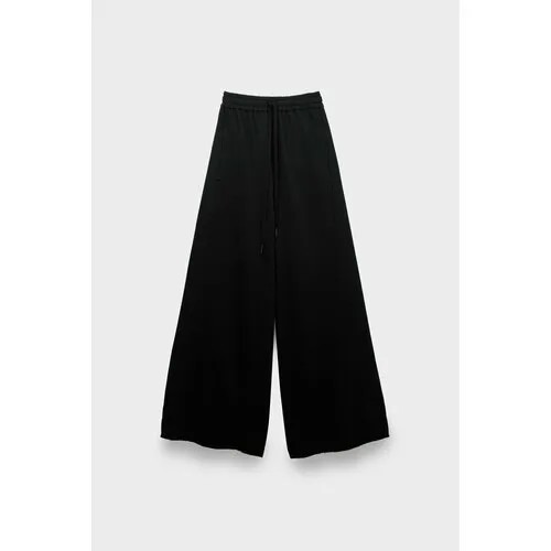 Брюки джоггеры Andrea Ya'aqov wide jogging pants, размер 44, чёрный