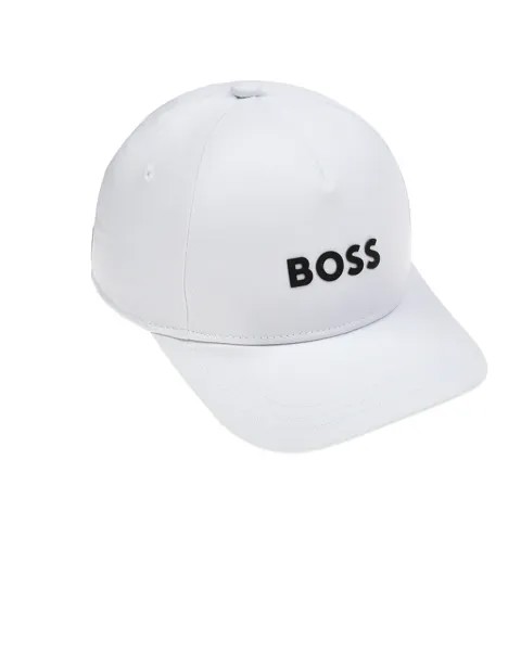 Бейсболка с черным логотипом, белая Hugo Boss