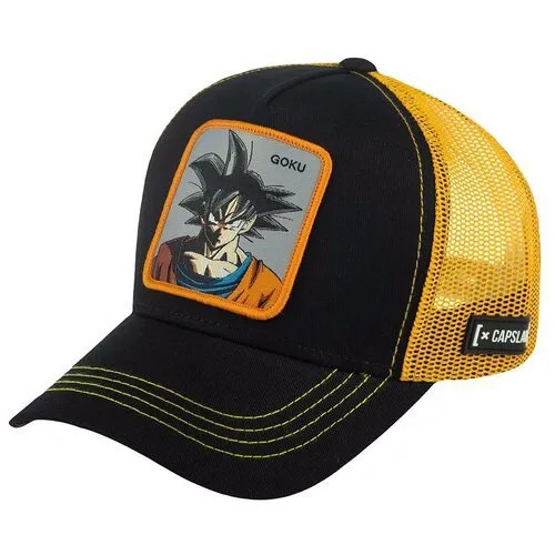 Бейсболка CAPSLAB арт. CL/DBZ/3/GOKB Junior Dragon Ball Goku (черный / желтый), размер UNI