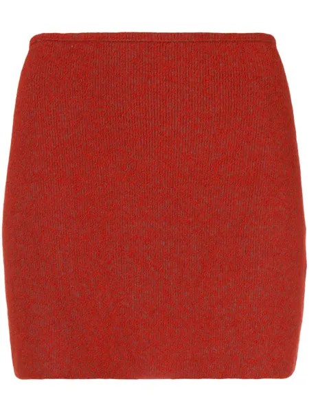 Yeezy high rise mini skirt
