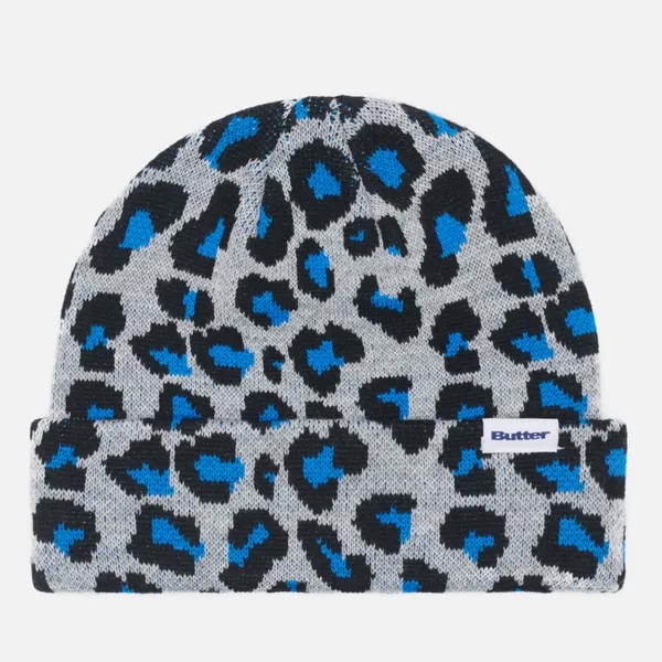 Шапка Butter Goods Leopard серый, Размер ONE SIZE