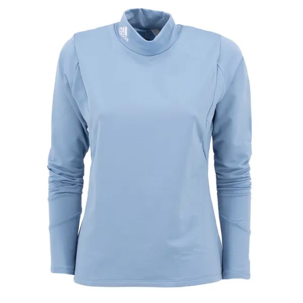 Футболка adidas Golf Cold Ready Mock Longsleeve, синий