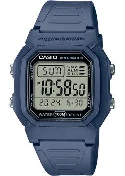 Японские наручные  мужские часы Casio W-800H-2A. Коллекция Digital