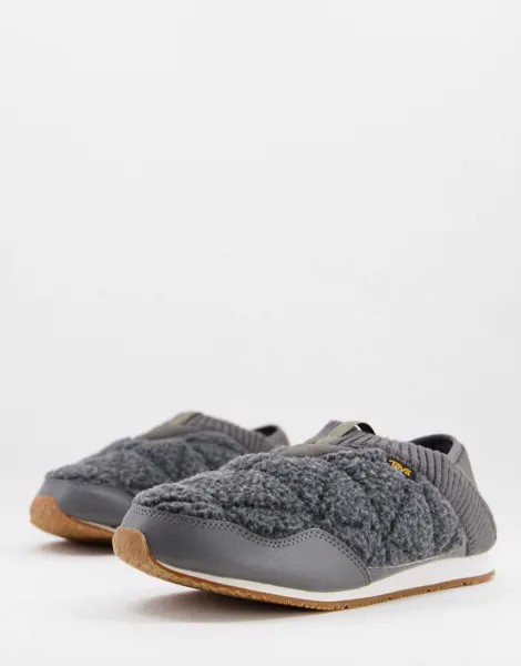 Серые флисовые слиперы TEVA Re-Ember Moc-Серый