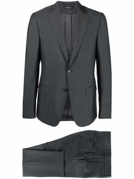 Z Zegna однобортный пиджак строгого кроя