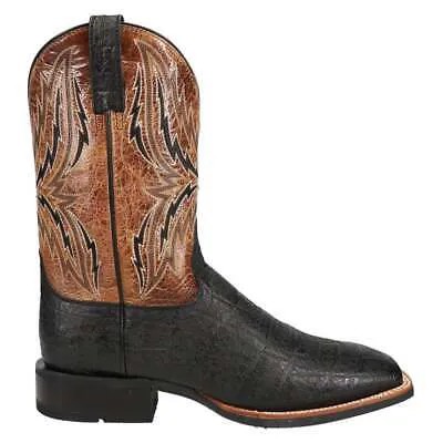 Ariat Arena Rebound Embroidery Square Toe Cowboy Mens Size 8.5 D Casual Boots 1