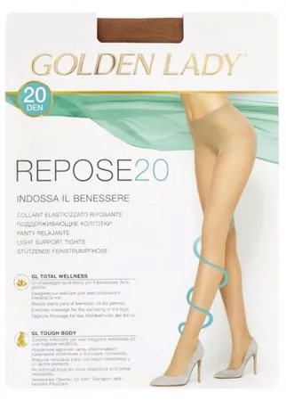 Колготки Golden Lady Repose 20 den, размер 4-L, melon (бежевый)