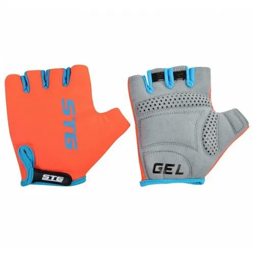 Велосипедные перчатки STG AL-03-325 p.XL (оранжево-черные) Х74365-XЛ