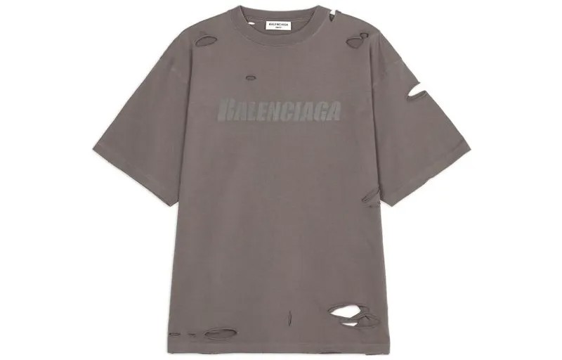 Футболка Caps женская серая Balenciaga