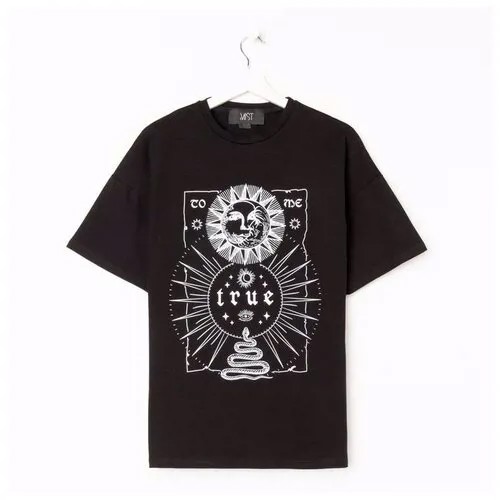 Футболка MIST True, размер 44-46, черный