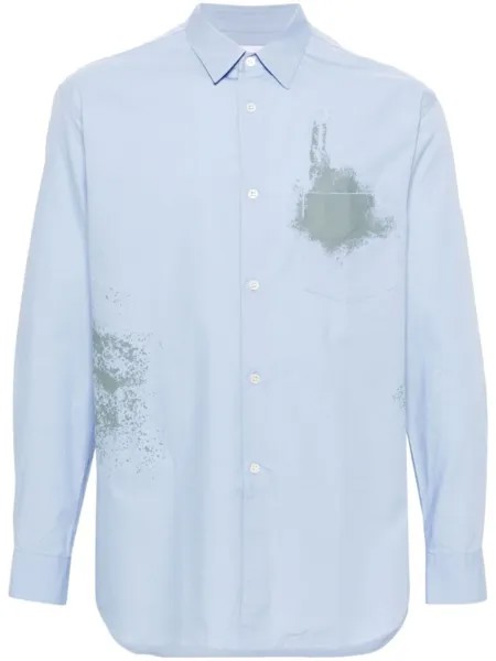 Comme Des Garçons Shirt рубашка на пуговицах, синий
