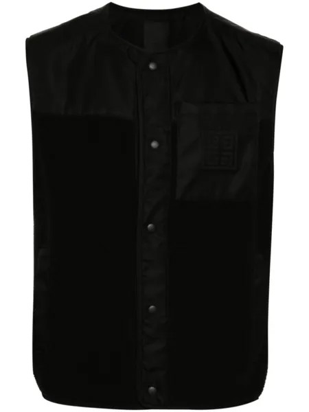 Givenchy жилет из флиса 4G, черный