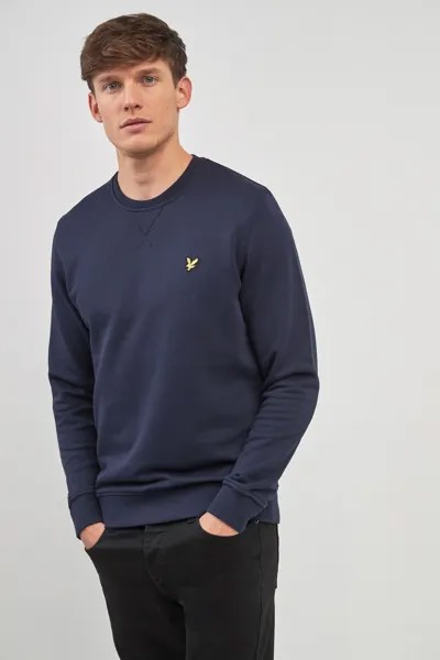 Толстовка с круглым вырезом Lyle & Scott, синий