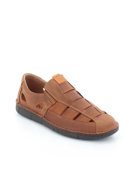 Туфли Shoiberg мужские летние, размер 43, цвет коричневый, артикул 704-39-01-08