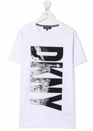 Dkny Kids футболка с принтом New York