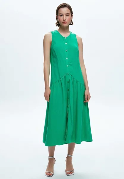 Платье-рубашка adL, зеленый
