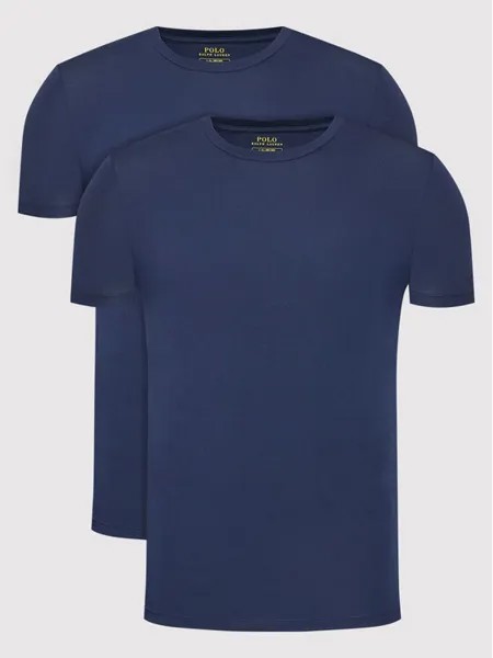 Комплект из 2 футболок узкого кроя Polo Ralph Lauren, синий