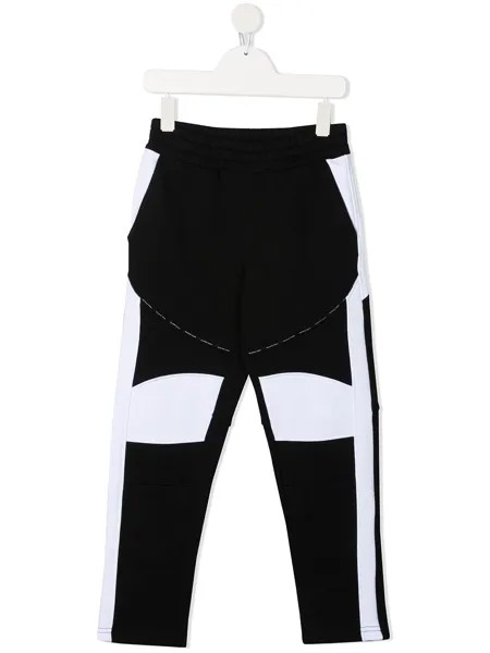 Balmain Kids спортивные брюки в стиле колор-блок