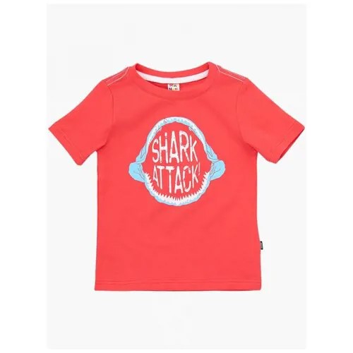 Футболка Mini Maxi, размер 98, коралловый