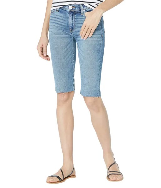 Шорты Hudson Jeans, Amelia Mid-Rise Knee Shorts (Raw Hem) in Winelight