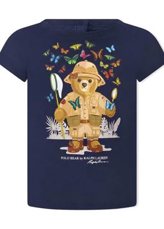 Ralph Lauren Kids футболка с принтом Polo Bear