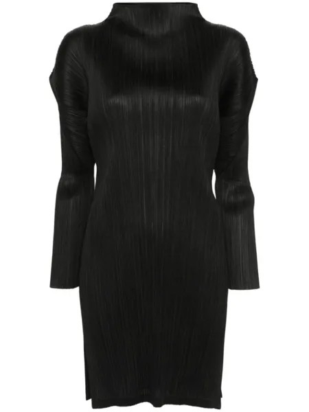 Платье мини Monthly Colors February Pleats Please Issey Miyake, черный