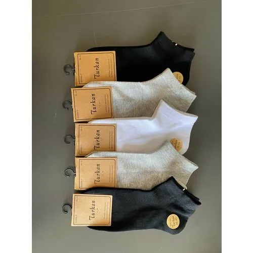 Носки Turkan, 5 пар, размер 41-46, разноцветный