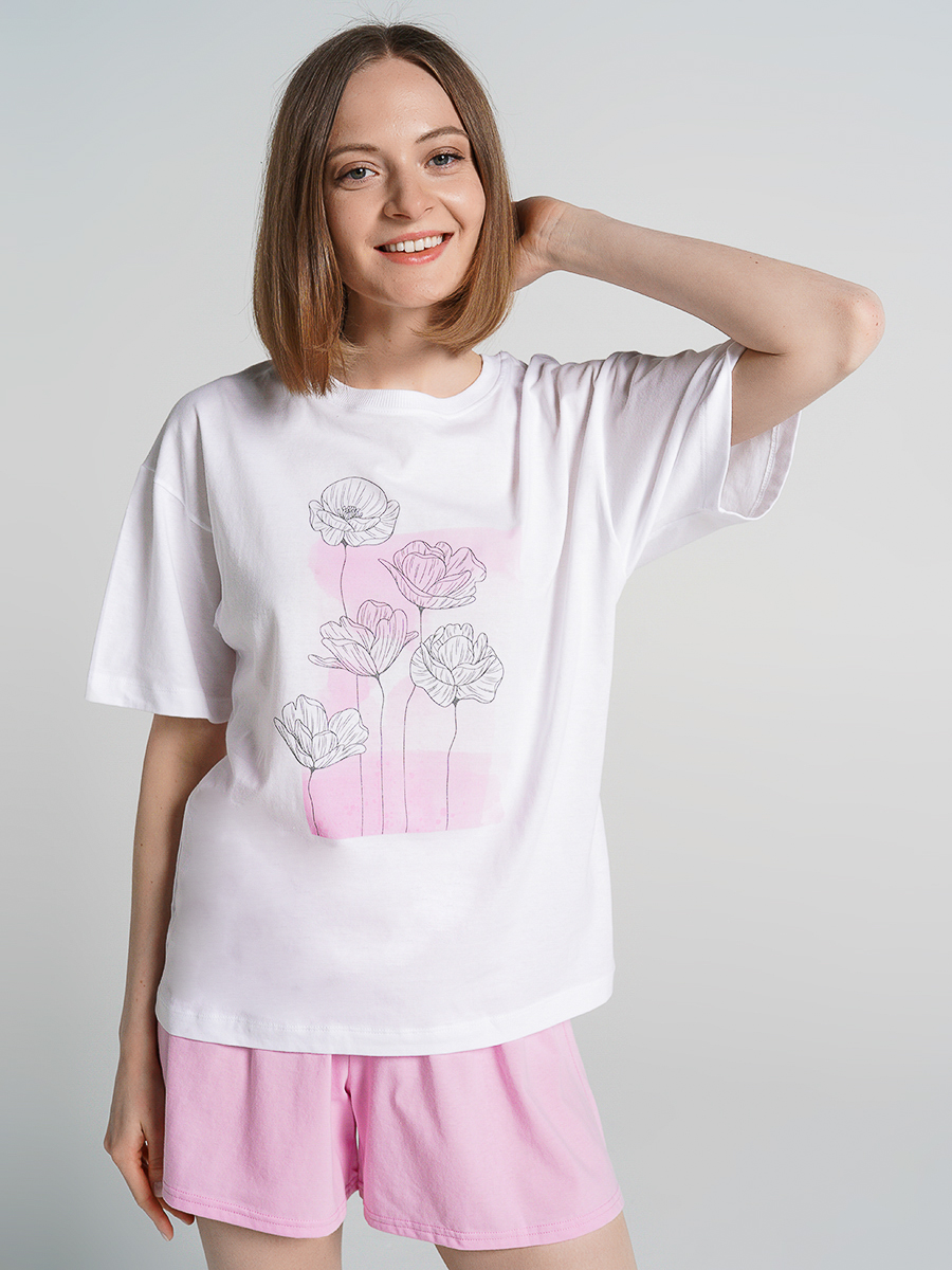 Пижама женская ТВОЕ 80334 белая XS